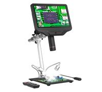 Microscopi Industriali Con Endoscopio WIFI HDMI/USB 10.1 '' Misurazione Del Microscopio Digitale For Riparazione Elettronica Telefono Di Saldatura PCB Qualità Dell'Immagine Nitida
