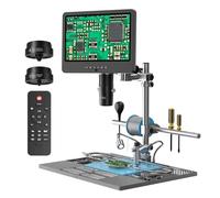 Microscopi Industriali Microscopio Digitale HDMI Trinoculare 2000X Da 10.1 '' 2160P For Di Saldatura PCB/SMD For La Riparazione Del'orologio Del Telefono Qualità Dell'Immagine Nitida