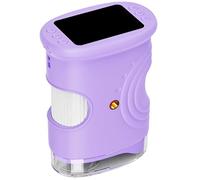 Microscopi STEM Explorers per bambini con slot per scheda di memoria, giocattolo portatile leggero per scoperta della natura all'aperto dai 5 anni in su