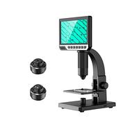 Microscopio 2000X Digital Microscope Dual Lens, USB Microscopio elettronico della videocamera, 7" HD 12MP LCD.