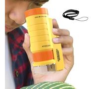 Microscopio a mano per bambini, microscopio portatile per bambini | Microscopio scientifico per bambini, illuminato, regolabile, per imparare, educare e