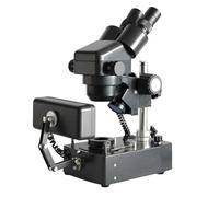 Microscopio Binoculare Composto, Microscopio Stereo Con Zoom, Con Oculari WF10x, Obiettivo Zoom 1X-4X, Ingrandimento 10-40X, Illuminazione Superiore/inferiore/laterale