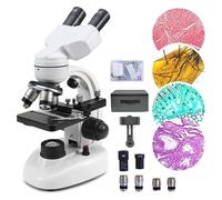 Microscopio Binoculare, Microscopio Composto, Microscopio binoculare composto, elettronico, dotato di display/supporto for cellulare