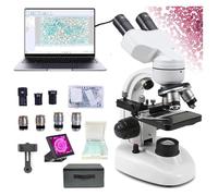 Microscopio Binoculare, Microscopio Composto, Microscopio composto binoculare, orientabile, rotante professionale(10000)