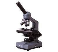 Microscopio biologico monoculare Levenhuk 320 BASE | Ottiche Acromatiche, Immersione in Olio, Condensatore Abbe, Illuminazione Regolabile, per Laboratorio e Studio