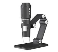 Microscopio, Cannocchiale digitale Wi-Fi 50X-1600X HD elettronico for riparazione e supporto regolabile 8LED