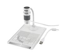 Microscopio Carson EFLEX 300x 1600x1200 Fotocamera Integrata Grigio Bianco
