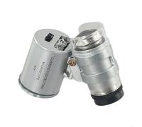 Microscopio compatto di ingrandimento 60 volte con le luci doppie del LED per l'ispezione dettagliata