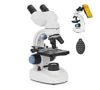 Microscopio Composto binoculare, microscopio Biologico Professionale per Studenti e Adulti, ingrandimento 40X-1000X, può Essere collegato al Telefono Cellulare, Illuminazione a LED, Doppi
