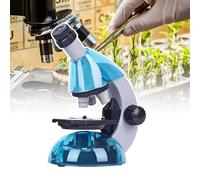 Microscopio composto, ingrandimento 200-4000x, oculare grandangolare 10X-25X, microscopio educativo biologico per studenti e adulti