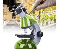 Microscopio composto, ingrandimento 200-4000x, oculare grandangolare 10X-25X, microscopio educativo biologico per studenti e adulti