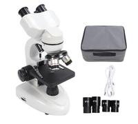 Microscopio da laboratorio, Kit microscopio binoculare Microscopio 40X-2000X Rotazione a 360° Immagine nitida ad alta definizione for laboratorio di ispezione per laboratori e medicina