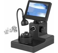 Microscopio dell'incisione di Digital con lo schermo LCD e la luce del LED per l'identificazione di codice della vita