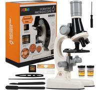 Microscopio didattico 100x-400x-1200x Kruzzel età 6+