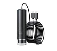 Microscopio digitale 2 in 1 di tipo C, portatile, 8 LED, ingrandimento 1600X, endoscopio for telecamera di ispezione del telefono