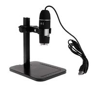 Microscopio digitale ad alta definizione 1600X 8LED USB Lente d'ingrandimento Endoscopio Fotocamera Con Righello Supporto Staffa Microscopio Leggero Con Fotocamera