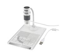 Microscopio Carson EFLEX 300x 1600x1200 Fotocamera Integrata Grigio Bianco