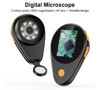 Microscopio digitale con messa a fuoco automatica Ingrandimento 500X Lente d'ingrandimento portatile Microscopio elettronico da 2 MP per la riparazione di orologi da gioielli