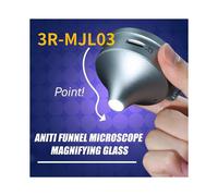 Microscopio Digitale con per A Tre Livelli 7X/11X/15X, Schermo LED HD e Lente D'Ingrandimento A Imbuto.