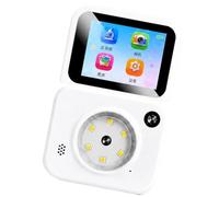 Microscopio digitale con schermo da 2,4", bianco | Vista a due lenti, luce LED, visualizzatore ricaricabile portatile per ispezione