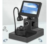 Microscopio digitale con schermo LCD e luce di riempimento a LED per l'identificazione accurata del codice della vita del diamante