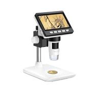 Microscopio digitale da 4,3 pollici 1080P 50-1000x a moneta 2000mAh for saldatura for riparazione elettronica PCB PC Laptop(4.3 inch 1080P White)