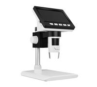 Microscopio digitale da 4,3 pollici con moneta zoom 50-1000X per riparazione elettronica e ispezione di monete saldatura scientifica