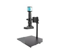 Microscopio digitale da 48 MP, registrazione video 4K, USB HDM/I, telecamera for microscopio industriale, obiettivo con attacco C 130/180X, saldatura e riparazione(130x 4K Set)