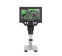 Microscopio digitale da 5, pollici, ingrandimento 1000X, LCD 10 MP, foto e video, microscopio elettronico trinoculare, for saldatura riparazione(Metal bracket)