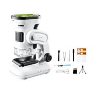Microscopio digitale dello schermo del LED, pacchetto 2 | Visualizzatore ricaricabile 1000X per l'osservazione dello scivolo, natura, ispezione dello studio