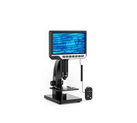 Microscopio digitale EDM11S 2000X 7" IPS 12MP 1080P biologico da laboratorio Fotocamera a doppia lente con telecomando(No Remote Control)