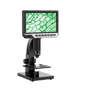 Microscopio digitale EDM11S 2000X 7" IPS 12MP 1080P biologico da laboratorio Fotocamera a doppia lente con telecomando(No Remote Control)