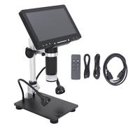 Microscopio digitale Gearwell, microscopio elettronico con schermo IPS 7 pollici, lente d'ingrandimento per monete USB 1080P, fotocamera per saldatura 50X-1600X, per ispezione