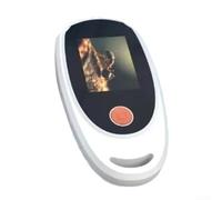 Microscopio digitale, ingrandimento 500x con schermo IPS da 2", immagine HD da 2 MP, illuminazione a 8 LED, design ergonomico portatile per riparazioni elettroniche e uso hobby (bianco)