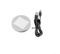 Microscopio digitale LCD a luminosità regolabile con fondo trasmissivo a LED alimentato tramite USB per telecomando con luce di controllo illuminatore per diapositive (A)