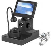 Microscopio Digitale Lcd Da 4,3 Pollici Con Ingrandimento Da 50 A 1000x E Luce Led Per Lispezione Delle Incisioni Sui Diamanti.