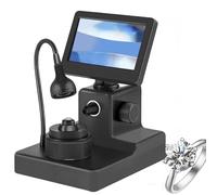 Microscopio digitale LCD da 4,3 pollici, ingrandimento 50-1000x, luce LED per un'accurata identificazione e visualizzazione delle iscrizioni diamantate