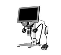 Microscopio digitale LCD da 7" 1200X 1080P a moneta Lente d'ingrandimento 12MP Microscopi for saldatura con messa a fuoco ultra precisa Supporto for PC