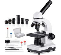 Microscopio digitale, Microscopio biologico for bambini 1600x composto Dual PORTATO Microscopi con adattatore telefonico