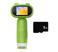 Microscopio Digitale Per Bambini Display Da 2 Pollici Microscopio In Ingradamento Da 8 Carta Da 8 Per Laboratorio Classe