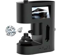Microscopio Digitale per Cintura dei Diamanti, Ingrandimento 60X con Luce LED, per la Valutazione Gioielli e la Verifica delle Iscrizioni Gia, Loupe Portatile per Gemmologi