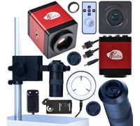 MICROSCOPIO DIGITALE PER ELETTRONICA CON TELECAMERA FULLHD E ILLUMINATORE RED DR