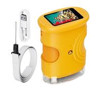 Microscopio Digitale per - Giocattolo Educativo Portatile Ricaricabile, Microscopio Digitale A Mano, Schermo LCD da 2 Pollici per Case di Osservazione, Scuola, Laboratorio, Natura Esterna AI