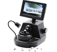 Microscopio digitale per visualizzazione di iscrizioni diamantate, schermo LCD da 4,3 pollici, identificazione accurata delle proprietà del diamante, portatile e facile da usare