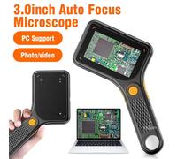 Microscopio digitale portatile 500X con lente d'ingrandimento Schermo grande da 3,0 pollici 2MP per la riparazione di orologi elettronici di gioielli