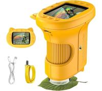 Microscopio digitale portatile, ingrandimento 1000x, schermo 4K da 2,4", mini tascabile, per l'istruzione scientifica e la scuola a casa