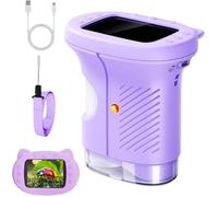 Microscopio digitale portatile, ingrandimento 1000x, schermo 4K da 2,4", mini tascabile, per l'istruzione scientifica e la scuola a casa