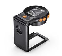 Microscopio digitale portatile messa a fuoco automatica 1080P ingrandimento 500X 8 luci regolabili pieghevole e compatibile con schermo IPS integrato