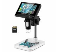 Microscopio Digitale Professionale [7 Schermo LED] [1200X] Microscopio per