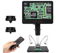 Microscopio digitale trinoculare 2000X 2160P con supporto for collegamento PC for controllo saldatura PCB for riparazione telefono,Messa a fuoco precisa